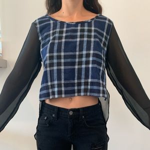 Plaid Blouse